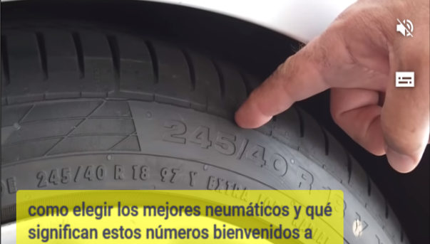 LLANTAS: QU� SIGNIFICAN LOS N�MEROS DE LAS LLANTAS